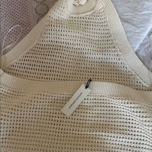 Banana Republic Ivory Knit Turtleneck Sweater